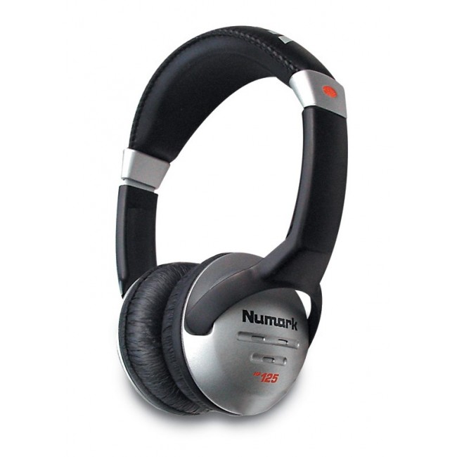 Numark HF125 headphones/headset Wired Head-band Black, Silver