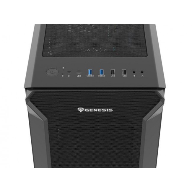 GENESIS CASE IRID 505F MIDI TOWER WITH WINDOW