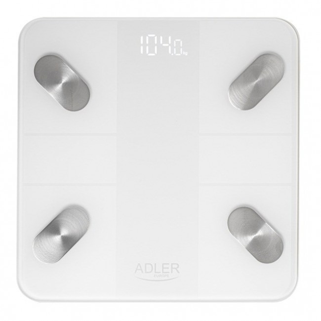 Electronic bathroom scale Adler AD 8186 white Electronic bathroom scale Adler AD 8186 white