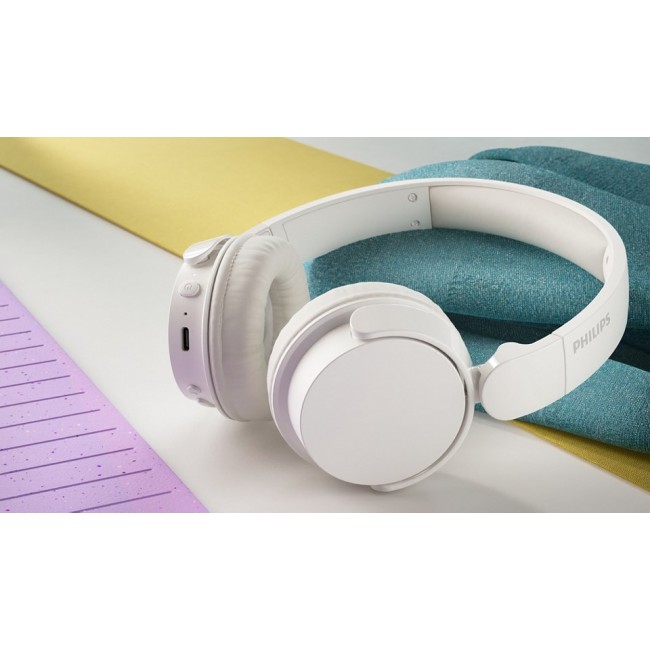 Philips 4000 series TAH4209WT/00 headphones/headset Wireless Head-band Calls/Music Bluetooth White