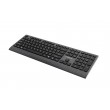 Gembird KB-MCH-06-CYRL Slim wired multimedia keyboard with Type-C adapter, Cyrillic layout, black