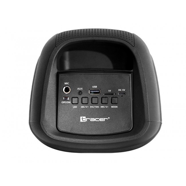 Tracer Powervox P2 TWS BT Stereo portable speaker Black 40 W