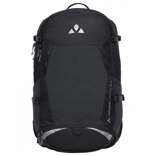 VAUDE Bike Alpin 23+5 backpack Sports backpack Black Polyamide, Polyurethane (PU), Polyester