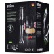 Braun MultiQuick 9 MQ 9187XLI 0.6 L Immersion blender 1200 W Black, Stainless steel Braun MultiQuick 9 MQ 9187XLI 0.6 L Immersion blender 1200 W Black, Stainless steel