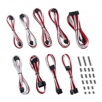 CableMod Classic ModMesh RT Cable Kit ASUS/Seasonic/Phanteks - white/red