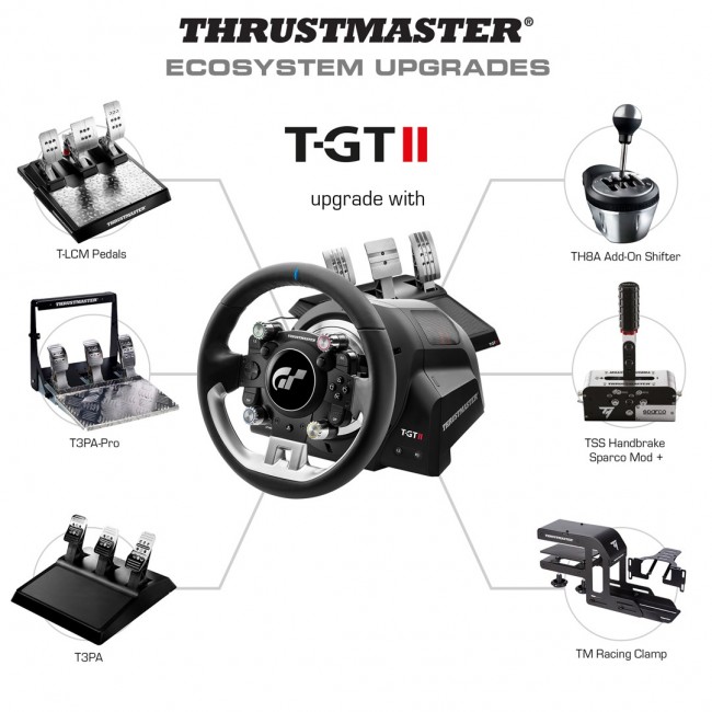 ThrustMaster T-GT II - rat og pedalsat ThrustMaster T-GT II - rat og pedalsat