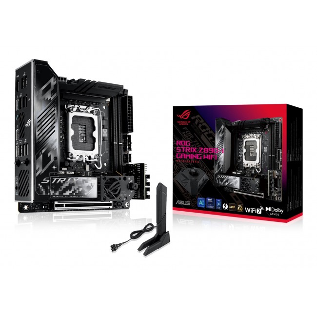 ASUS ROG STRIX Z890-I GAMING WIFI Intel Z890 LGA 1851 (Socket V1) mini ITX ASUS ROG STRIX Z890-I GAMING WIFI Intel Z890 LGA 1851 (Socket V1) mini ITX