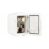 COSMETIC REFRIGERATOR WITH MIRROR MPM-04-CK-01 WHITE