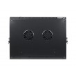 Lanberg wall-mounted installation rack cabinet 19'' 12U 600x450mm black (glass door) Lanberg wall-mounted installation rack cabinet 19'' 12U 600x450mm black (glass door)