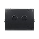 Lanberg wall-mounted installation rack cabinet 19'' 12U 600x450mm black (glass door) Lanberg wall-mounted installation rack cabinet 19'' 12U 600x450mm black (glass door)