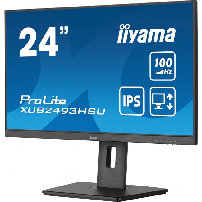 LED Monitor Iiyama ProLite XUB2493HSU-B7 - 24 - Flat screen - 60.5 cm LED Monitor Iiyama ProLite XUB2493HSU-B7 - 24 - Flat screen - 60.5 cm
