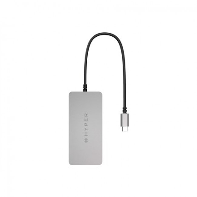 HYPER HDMB2 interface hub USB 3.2 Gen 1 (3.1 Gen 1) Type-C 5000 Mbit/s Stainless steel HYPER HDMB2 interface hub USB 3.2 Gen 1 (3.1 Gen 1) Type-C 5000 Mbit/s Stainless steel