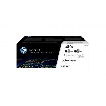 HP 410X 2-pack High Yield Black Original LaserJet Toner Cartridges