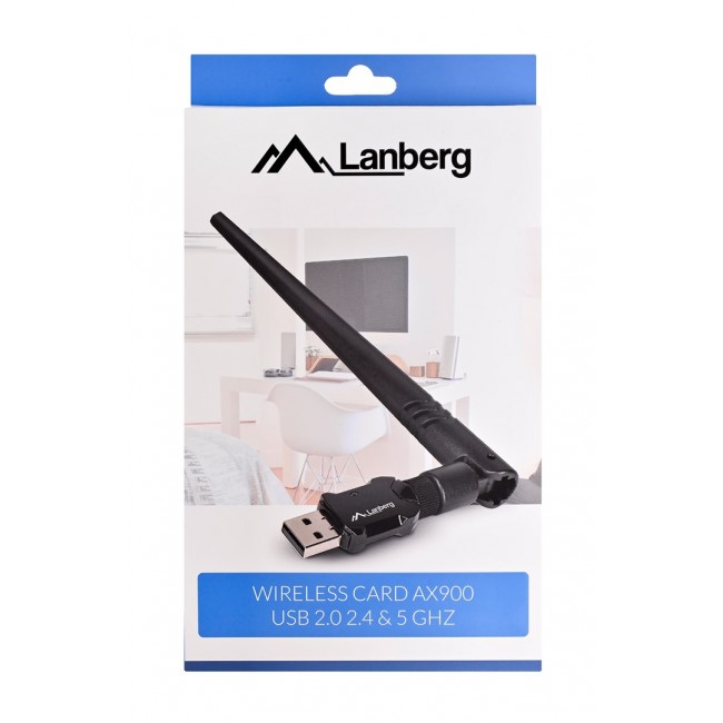 Lanberg NC-0900-WIE network card WLAN 600 Mbit/s