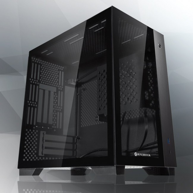 RAIJINTEK PAEAN Mini Mini Tower Black