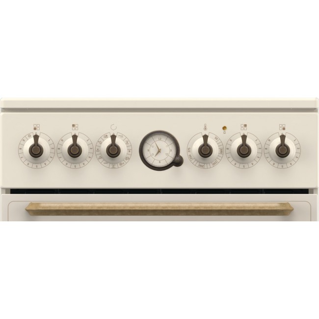 Gorenje GECS5B70CLI Freestanding cooker Electric Ceramic hob Beige