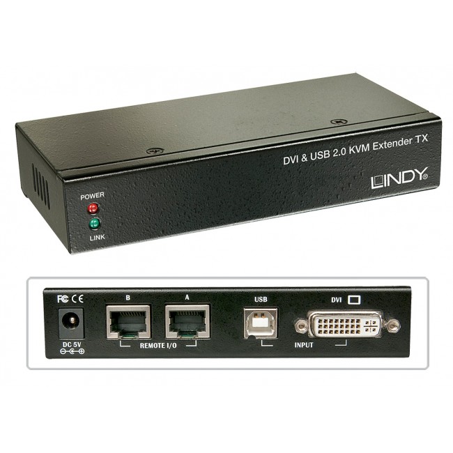 Lindy 39377 KVM switch Black Lindy 39377 KVM switch Black