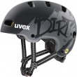 UVEX Kid 4 Style MIPS kids cycling helmet, dirt black matt