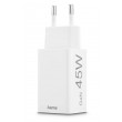 Hama 00201993 mobile device charger Mobile phone, Laptop, Smartphone, Tablet White AC Fast charging Indoor