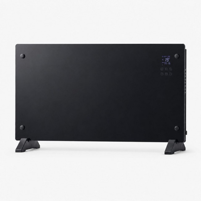 Extralink SMART GLASS PANEL HEATER, BLACK, 2000W, WIFI, LPL-23A-BL