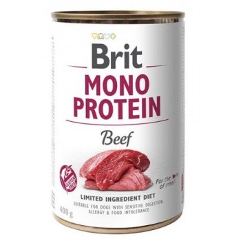 BRIT Mono Protein Beef - wet dog food - 400 g