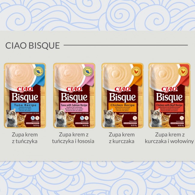 INABA Ciao Bisque Chicken Chicken Soup - Treat for Cats - 40g INABA Ciao Bisque Chicken Chicken Soup - Treat for Cats - 40g