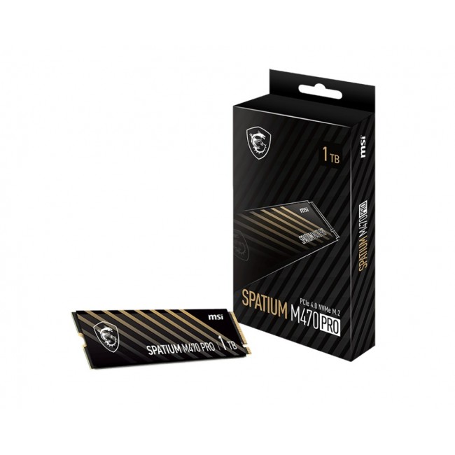 MSI SPATIUM M470 PRO PCIe 4.0 NVMe M.2 2 TB PCI Express 4.0 3D NAND MSI SPATIUM M470 PRO PCIe 4.0 NVMe M.2 2 TB PCI Express 4.0 3D NAND