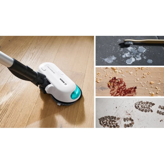 Cordless 2-in-1 hoover, vacuuming and mopping Unlimited 7 ProHygienic Aqua White Cordless 2-in-1 hoover, vacuuming and mopping Unlimited 7 ProHygienic Aqua White