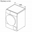 Bosch WTH83277PL Freestanding dryer 8 kg