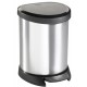 Curver Deco Bins 3253922160018 Round Black,Silver
