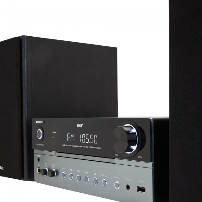 Aiwa MSBTU-700DAB home audio system Home audio micro system 25 W Arctic blue, Black