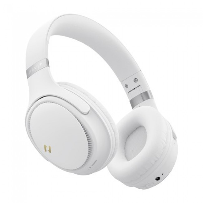 Havit H630BT PRO - Bluetooth headphones with ANC (white)
