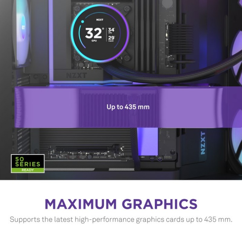 NZXT H9 Flow RGB+ Midi Tower Black