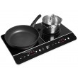 Lafe LAFKUC46380 hob Black Countertop 2 zone(s)