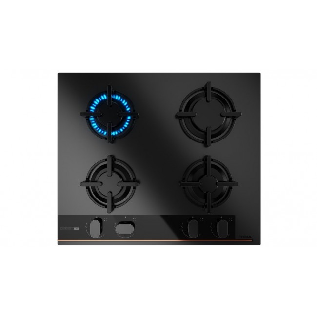 Teka GBC 64 Infinity G1 Black Built-in 60 cm Gas 4 zone(s)