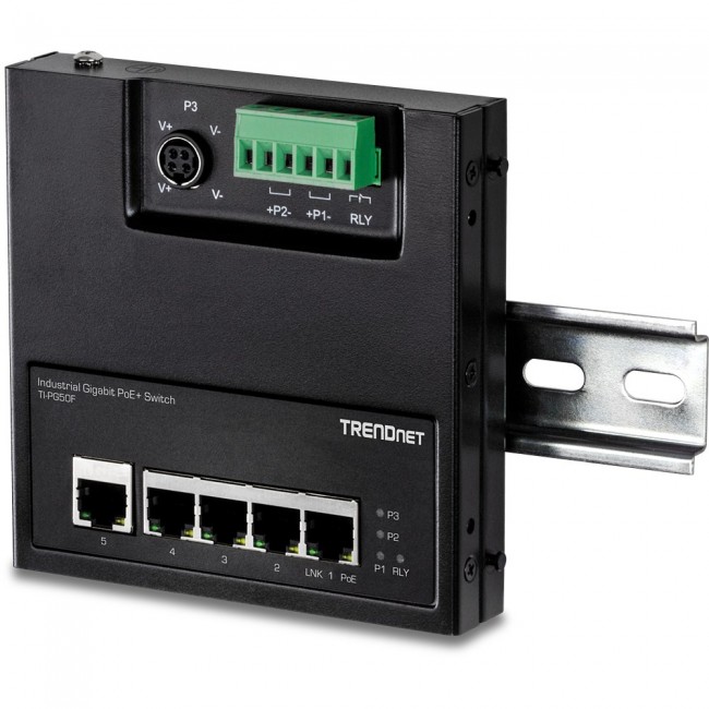 Trendnet TI-PG50F network switch Unmanaged Power over Ethernet (PoE) Black Trendnet TI-PG50F network switch Unmanaged Power over Ethernet (PoE) Black