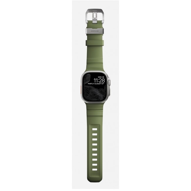 Nomad Rocky Point Band Natural Leather, Titanium