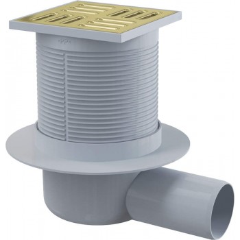 Point drain - grate
