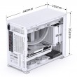 Jonsbo D31 Micro-ATX Case, Tempered Glass - white