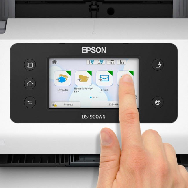 Epson WorkForce DS-900WN Sheet-fed scanner 600 x 600 DPI A4 White Epson WorkForce DS-900WN Sheet-fed scanner 600 x 600 DPI A4 White