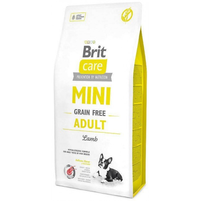 Brit Care Mini Grain Free Adult Lamb - Dry dog food - 7 kg