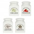 Set of 4 Conserva Spice Containers - White, 175 ml