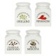 Set of 4 Conserva Spice Containers - White, 175 ml Set of 4 Conserva Spice Containers - White, 175 ml