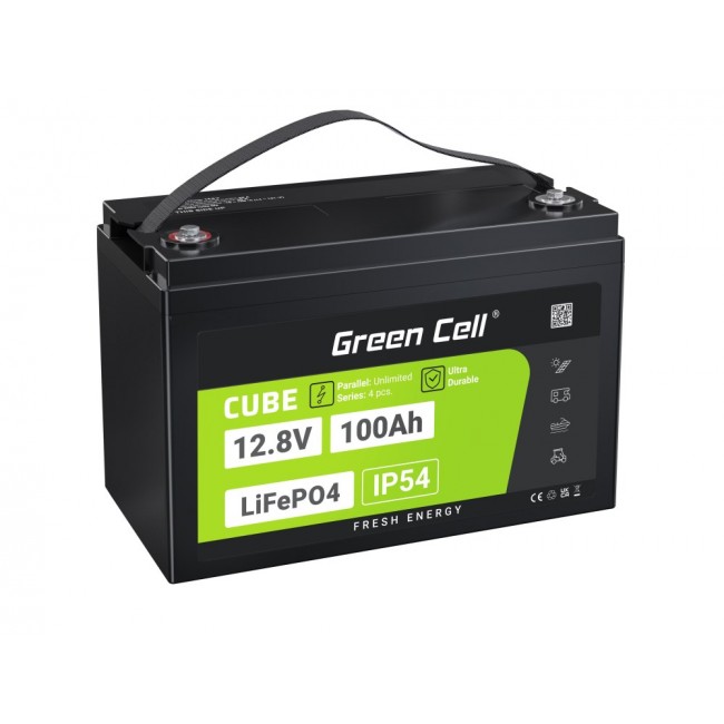 Green Cell LFPGC12V100AH UPS battery Lithium Iron Phosphate (LiFePO4) 12.8 V 100 Ah Green Cell LFPGC12V100AH UPS battery Lithium Iron Phosphate (LiFePO4) 12.8 V 100 Ah