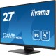 iiyama ProLite 27 Optical Bonded PCAP 10pt touchscreen monitor with IPS panel technology, edge-to-edge glass design and anti-fingerprint coating