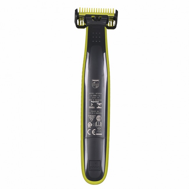 Philips Norelco OneBlade QP2824/10 men's shaver Foil shaver Trimmer Grey, Lime