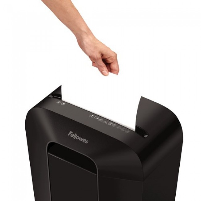 Fellowes Powershred LX50 paper shredder Particle-cut shredding Black