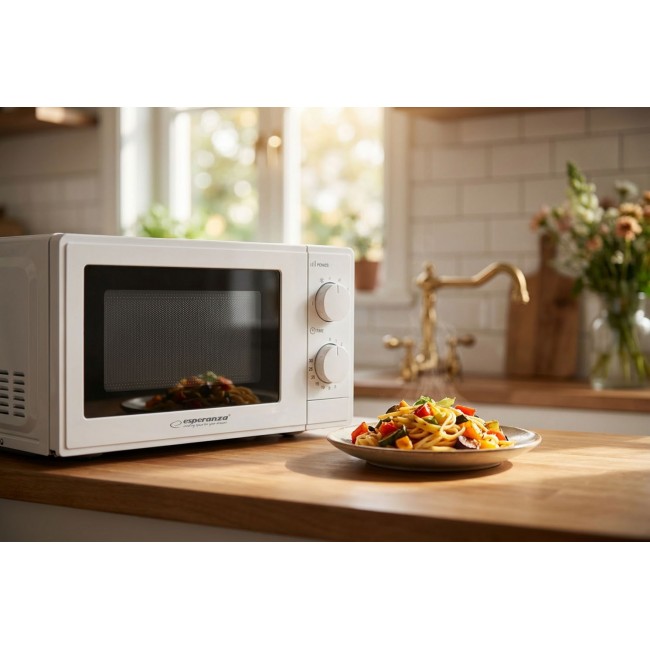 Esperanza ESTOFADO White Solo microwave Countertop 20 L 700 W