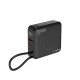Gembird PB10-WPC15-LCD-01 Fast charging power bank with wireless charger, 20W, 10000 mAh, black