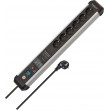 Brennenstuhl 1391010601 power extension 5 m 6 AC outlet(s) Indoor Black, Silver Brennenstuhl 1391010601 power extension 5 m 6 AC outlet(s) Indoor Black, Silver